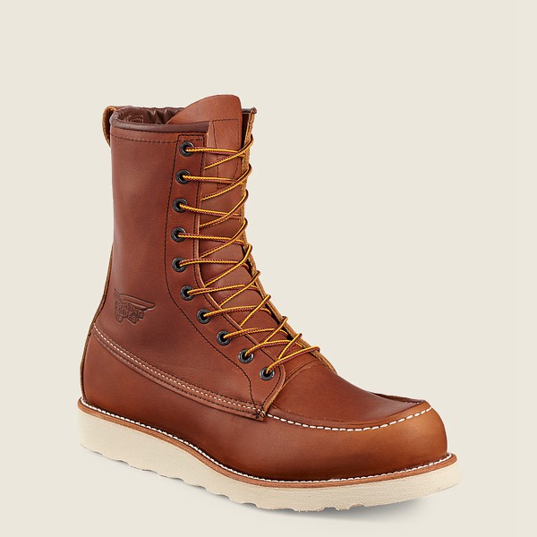 Red Wing Mens Traction Tred - 8-inch Soft Toe - Work Boots Brown - 2784ZODIX